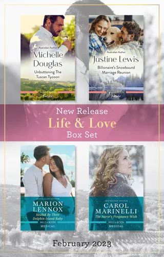 Unbuttoning the Tuscan Tycoon / Billionaire's Snowbound Marriage Reunion / Healed by Their Dolphin Island Baby / The Nurse's Pregnancy Wish