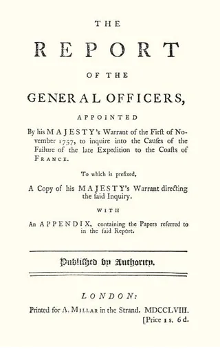 Report of the General Officers