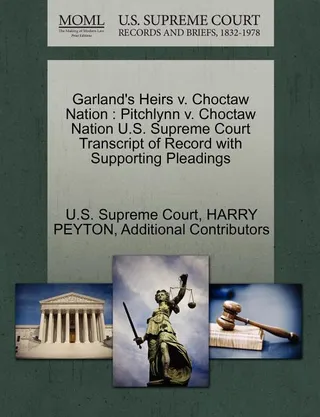 Garland's Heirs V. Choctaw Nation