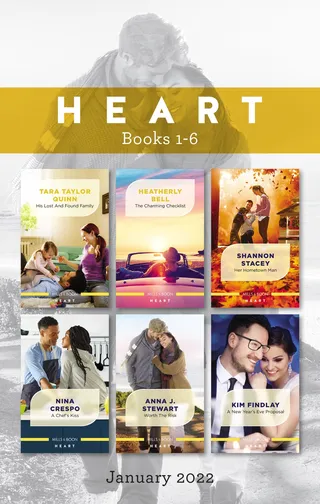 Heart Box Set Jan 2022/His Lost and Found Family/The Charming Checklist/Her Hometown Man/A Chef's Kiss/Worth the Risk/A New Year's Eve
