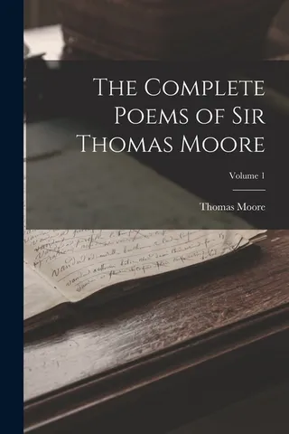 The Complete Poems of Sir Thomas Moore