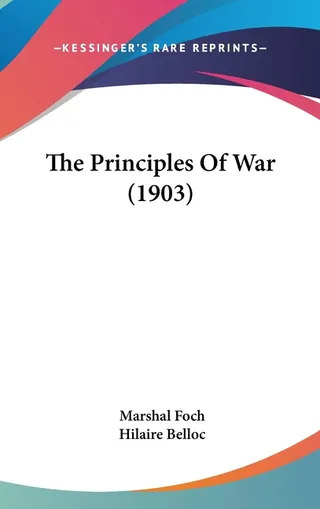 The Principles Of War 1903
