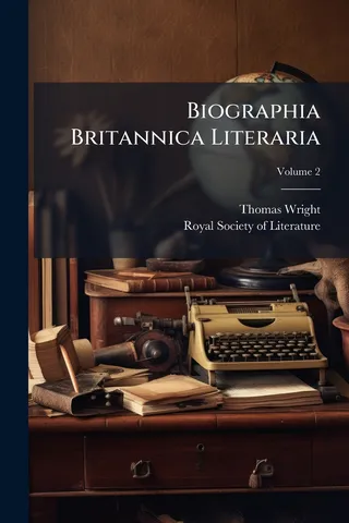 Biographia Britannica Literaria