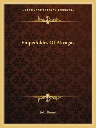 Empedokles Of Akragas
