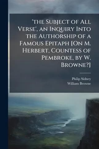 The Subject of All Verse