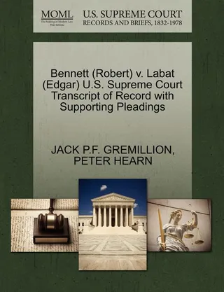 Bennett (Robert) v. Labat (Edgar)