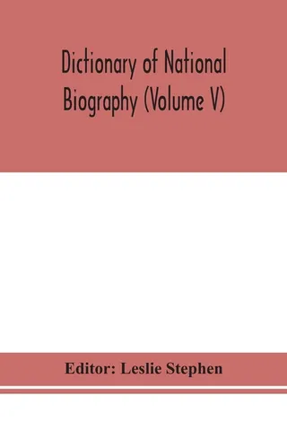 Dictionary Of National Biography