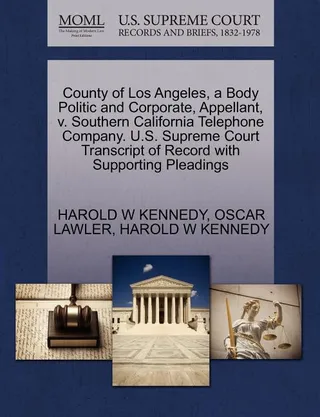 County of Los Angeles v. Southern California Telephone Company