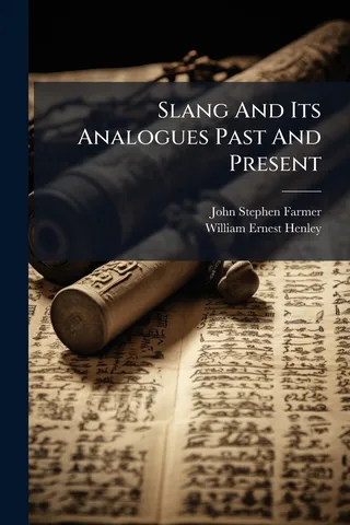Slang and its analogues past and present