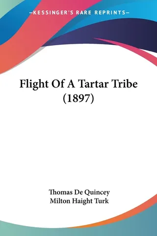 Flight Of A Tartar Tribe 1897