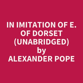 In Imitation of E. of Dorset
