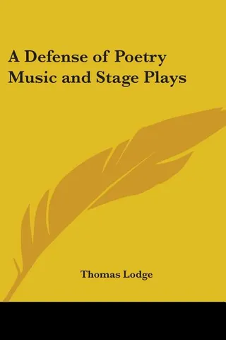 A Defense of Poetry, Music and Stage Plays