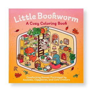 Little Bookworm: A Cozy Coloring Book