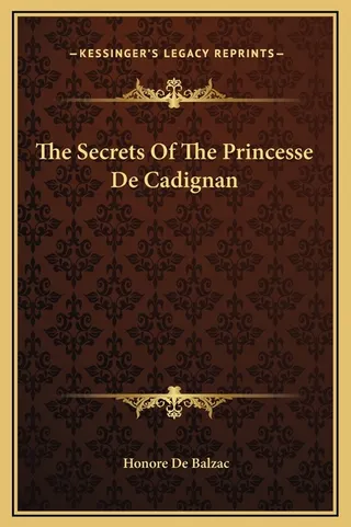 The Secrets of the Princesse de Cadignan