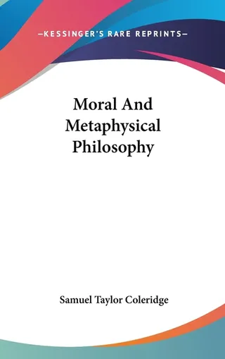 Moral And Metaphysical Philosophy