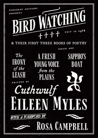 Bird Watching and Their First Three Books of Poetry
