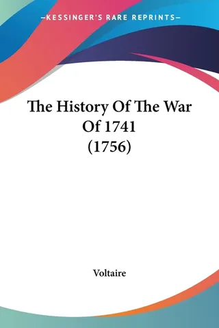 The History Of The War Of 1741