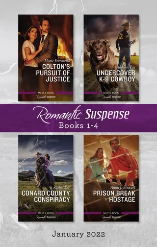 Suspense Box Set Jan 2022/Colton's Pursuit of Justice/Undercover K-9 Cowboy/Conard County Conspiracy/Prison Break Hostage
