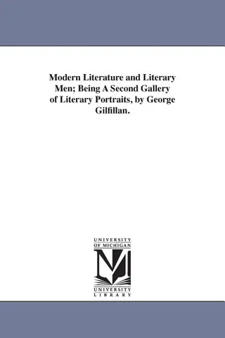 Modern Literature and Literary Men