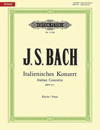 Italian Concerto Bwv 971 for Piano