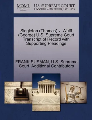 Singleton (Thomas) v. Wulff (George)