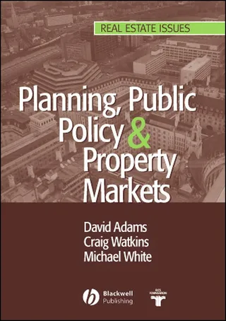 Planning, Public Policy and Property Markets