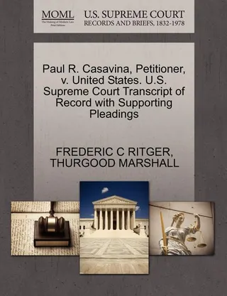 Paul R. Casavina, Petitioner, v. United States