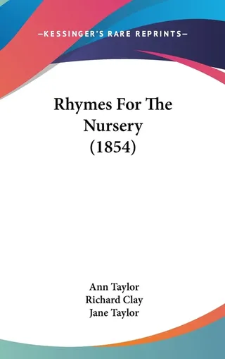 Rhymes For The Nursery 1854