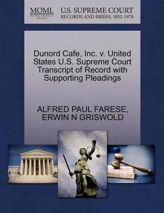 Dunord Cafe, Inc. v. United States
