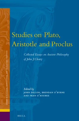 Studies on Plato, Aristotle and Proclus