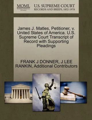 James J. Matles, Petitioner, v. United States of America