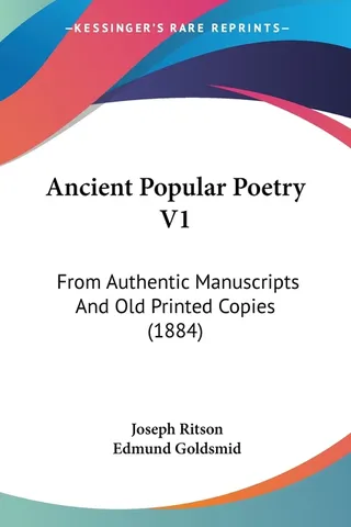 Ancient Popular Poetry