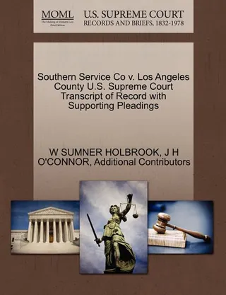Southern Service Co. v. Los Angeles County
