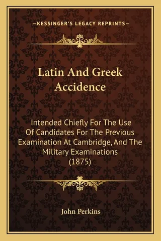 Latin And Greek Accidence