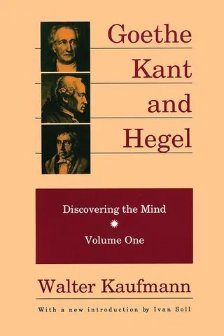 Goethe Kant and Hegel