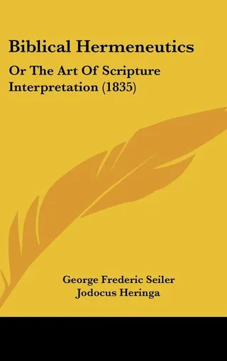 Biblical Hermeneutics