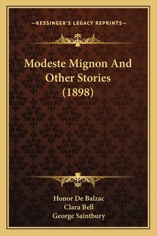 Modeste Mignon And Other Stories 1898