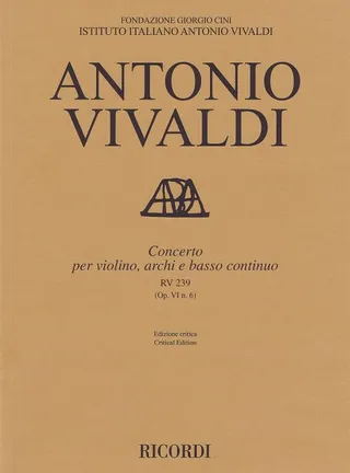 Concerto for Violin, Strings and Basso Continuo