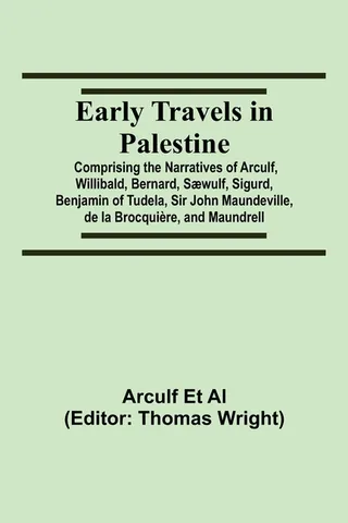 Early Travels In Palestine