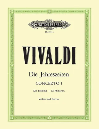 Violin Concerto in E Op. 8 No. 1 Spring for Violin and Piano