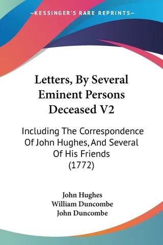 Letters, By Several Eminent Persons Deceased