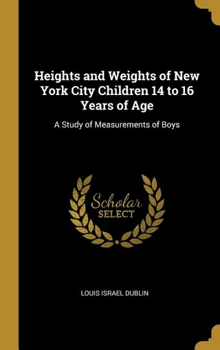 Heights and Weights of New York City Children 14 to 16 Years of Age