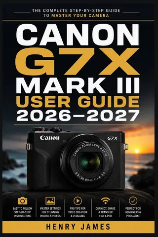 Canon G7x Mark III User Guide
