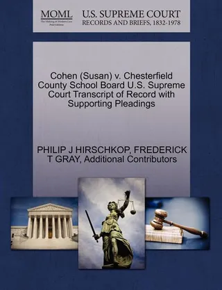 Cohen (Susan) v. Chesterfield County School Board