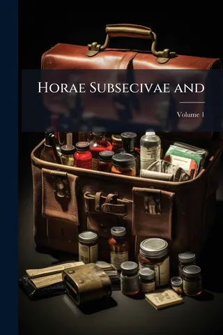 Horae Subsecivae and; Volume 1