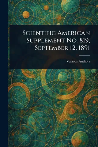 Scientific American Supplement No 819 September 12 1891