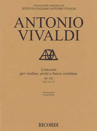 Concerto for Violin, Strings and Basso Continuo