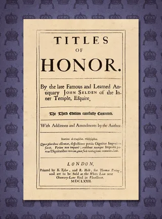 Titles of Honor
