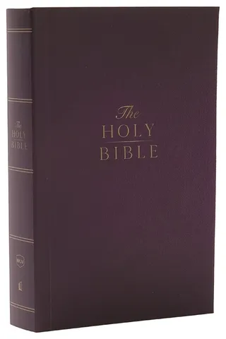 NKJV Compact Paragraph-Style Bible W/ 43,000 Cross References, Purple , Red Letter, Comfort Print