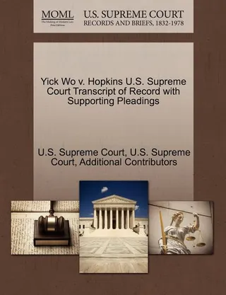 Yick Wo v. Hopkins